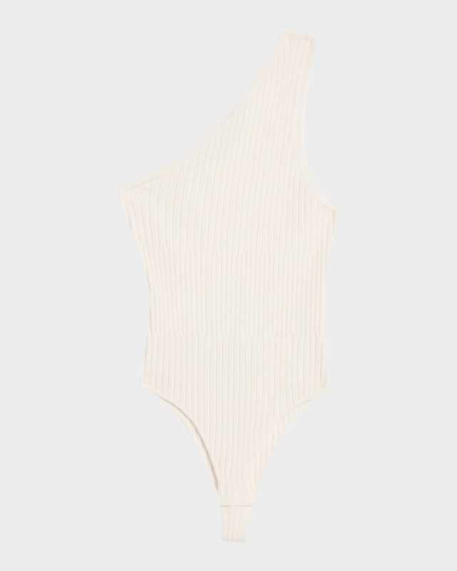 Kida One-Shoulder Rib Bodysuit